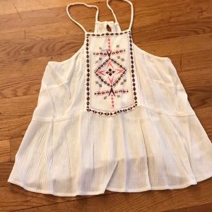S Tobi Embroidered Tank
